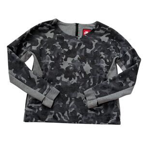 CLEARANCE Nike Camo Quarter Zip Active Top/Jacket - Size Small - Thumb Holes